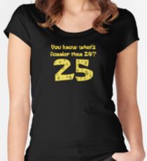 25 - Spongebob Tailliertes Rundhals-Shirt