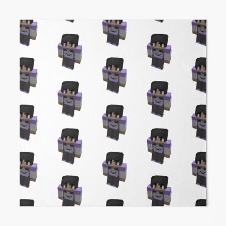 Sapnap Minecraft Skin Sticker Art Board Print for Sale by 10ecargs