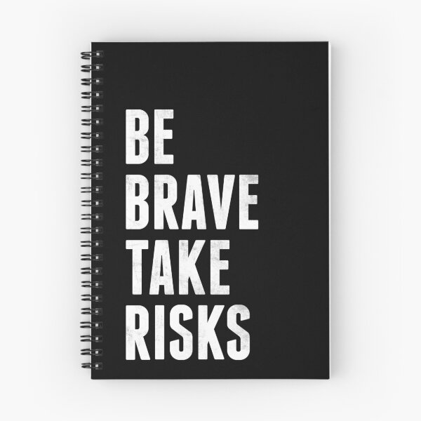 Item preview, Be brave take risks designed and sold by Latte Design.