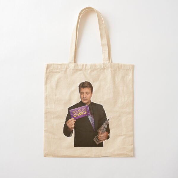 People's Choice - Nathan Fillion Cotton Tote Bag