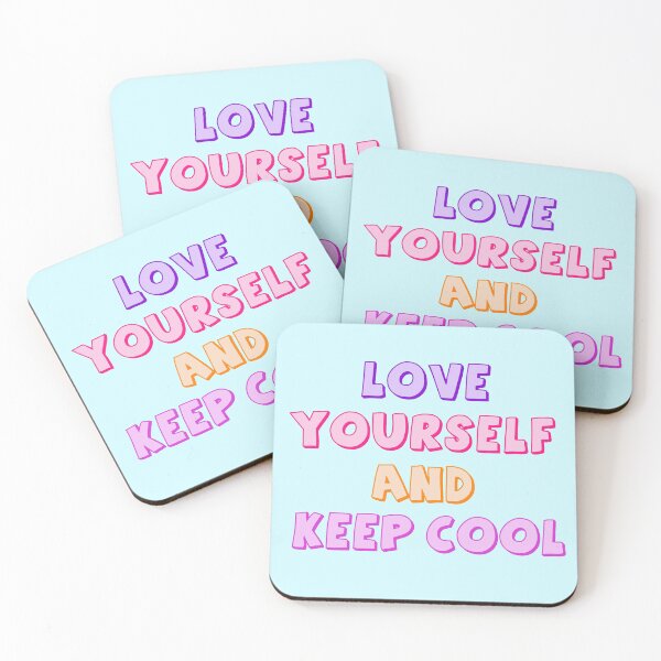 Item preview, Love Yourself And Keep Cool designed and sold by Lizzamour.