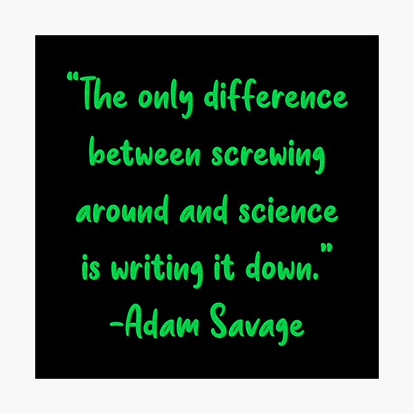 Item preview, The Difference Between Science and Screwing Around designed and sold by Elle  Hazlett.