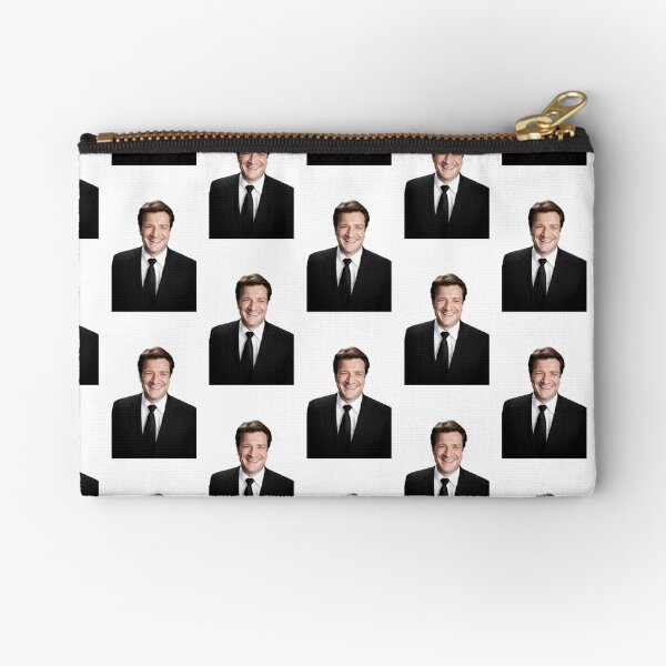 Nathan Fillion - Suit 1 Zipper Pouch