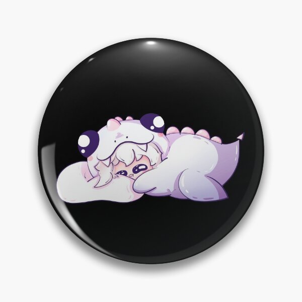 Item preview, Adorable girl in white dinosaur suit napping designed and sold by Boiledpancakes.