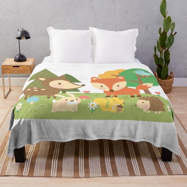 Item preview, Cute Woodland Animals For Kids designed and sold by rustydoodle.