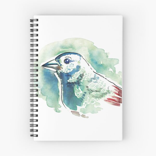 Item preview, bird - green blue red designed and sold by Kopfzirkus.