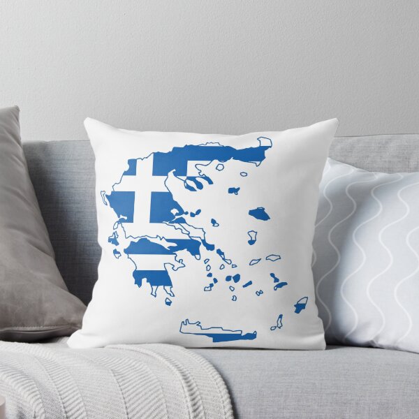 Item preview, Flag Map of Greece  designed and sold by abbeyz71.