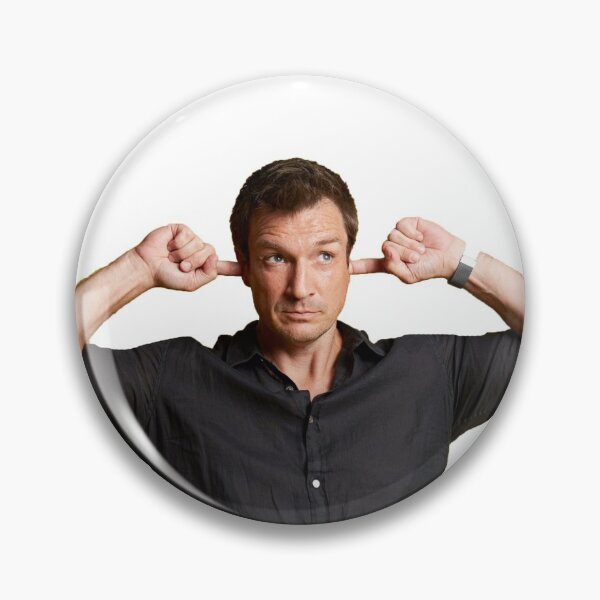 Item preview, Nathan Fillion - Hear no Evil designed and sold by sandiesque.