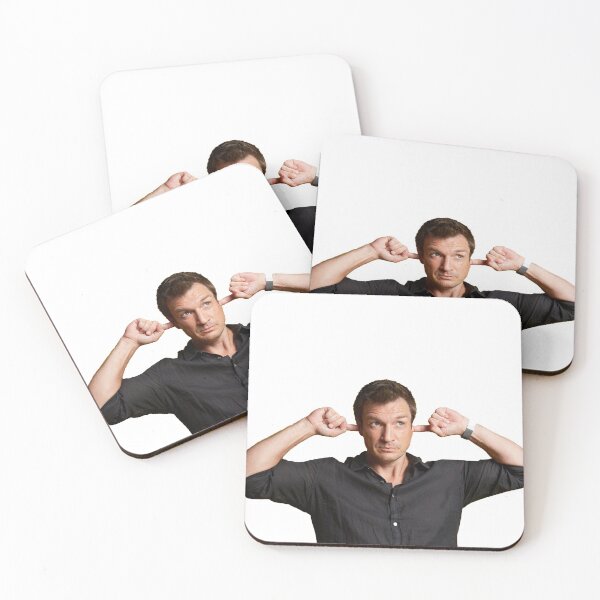 Item preview, Nathan Fillion - Hear no Evil designed and sold by sandiesque.