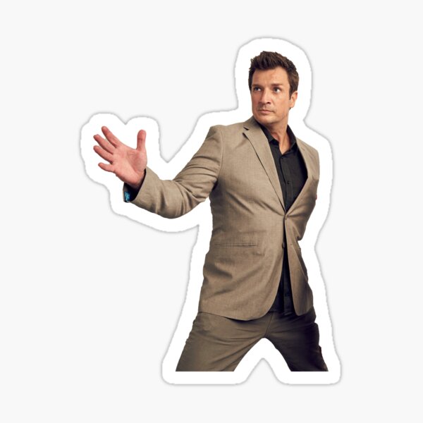 Nathan Fillion Sticker