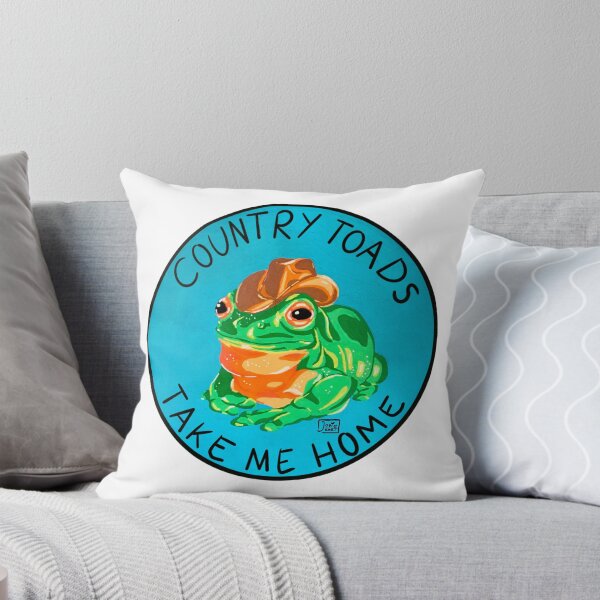 Item preview, "Country Toads" Posca Frog Drawing designed and sold by ThatBeanSprout.