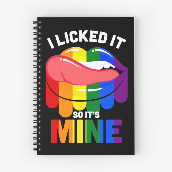 Item preview, I Licked It So It's Mine LGBTQ Lips Rainbow designed and sold by sundae-artisan.