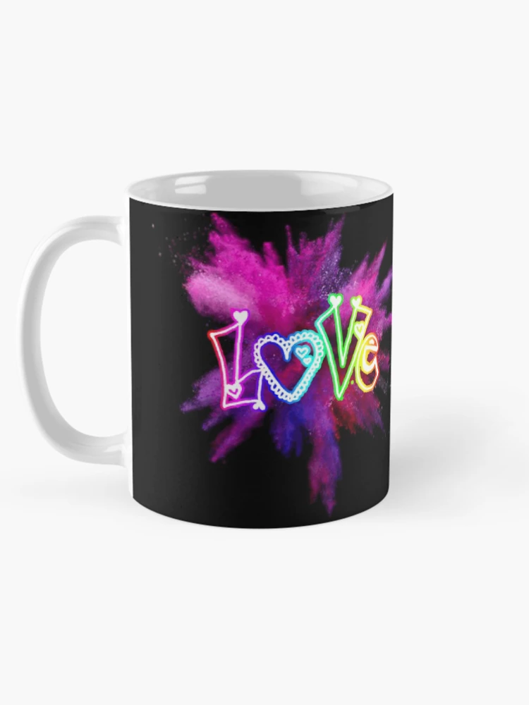 Thumbnail 5 of 6, Coffee Mug, Abstract Love  designed and sold by R-FitDesign.