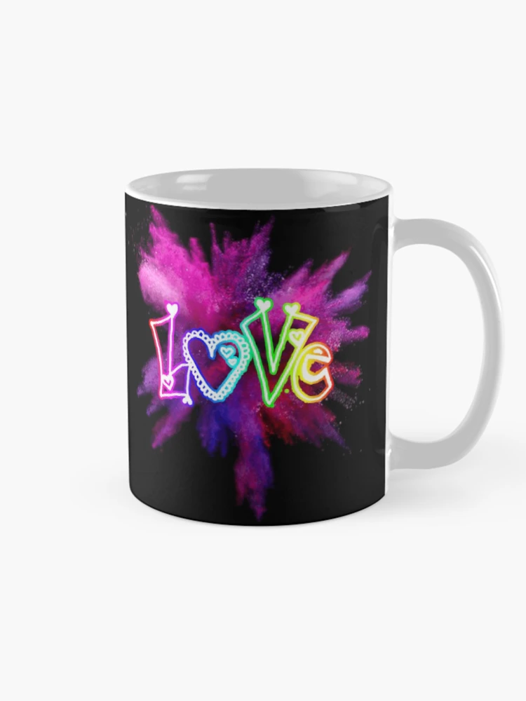 Thumbnail 3 of 6, Coffee Mug, Abstract Love  designed and sold by R-FitDesign.