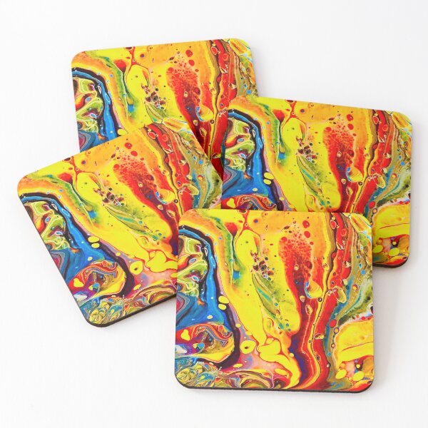 Item preview, Bubbling Imagination - Acrylic Paint Pour designed and sold by Amy Grover.