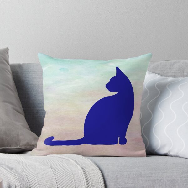 Item preview, Blue Cat Silhouette designed and sold by RunningOnFumes.