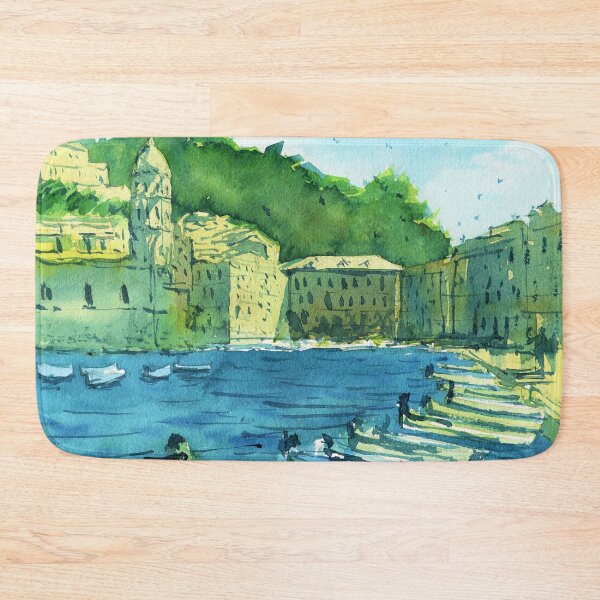 Item preview, Cinque Terre, Italy in Watercolor - Version 2 designed and sold by darrenyeoart.