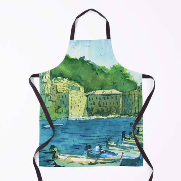 Item preview, Cinque Terre, Italy in Watercolor - Version 2 designed and sold by darrenyeoart.