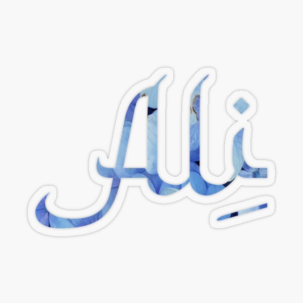 Beautiful Stylish Name Ali Stock Illustration 1778616092