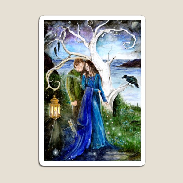 The White Tree Magnet