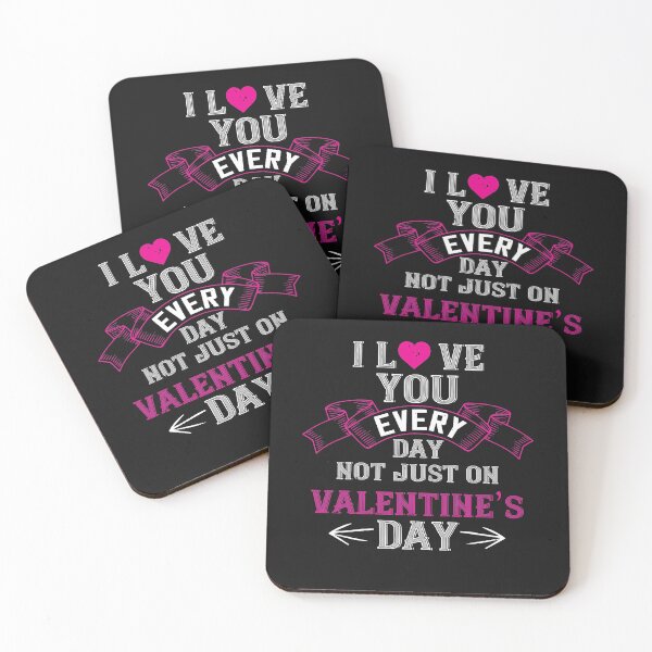 Aperçu de l'œuvre i love you every day not just on valentine day créée et vendue par finnimoo.
