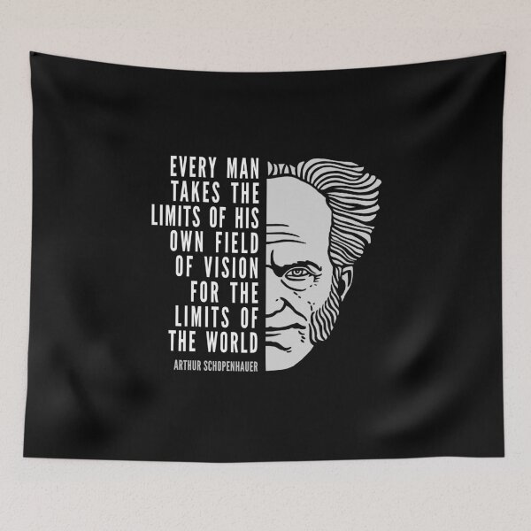Item preview, Arthur Schopenhauer Inspirational Quote: Limits designed and sold by Elvin Dantes.