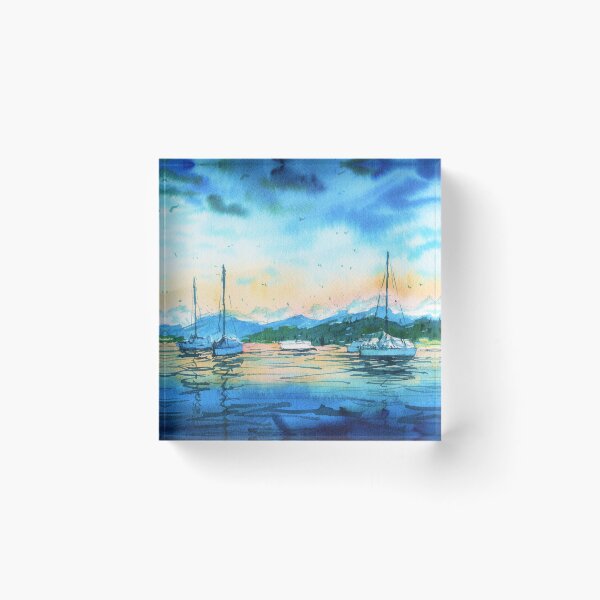 Item preview, Lucerne, Switzerland - Watercolor Landscape Painting designed and sold by darrenyeoart.