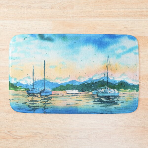 Item preview, Lucerne, Switzerland - Watercolor Landscape Painting designed and sold by darrenyeoart.