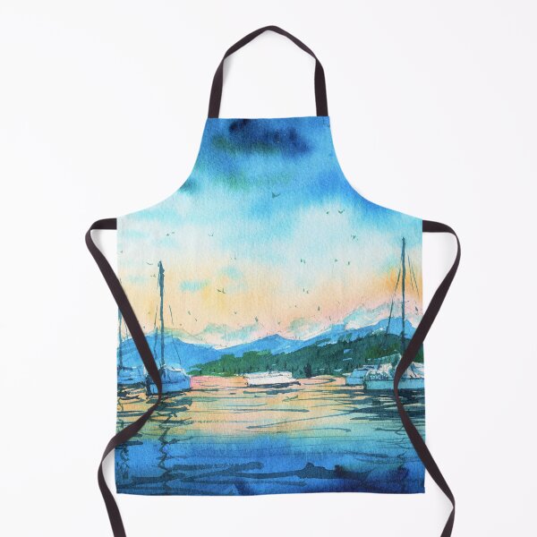 Item preview, Lucerne, Switzerland - Watercolor Landscape Painting designed and sold by darrenyeoart.