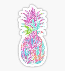 Lily print pineapple Sticker