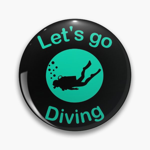 Item preview, Let's Go Diving, Cool Gift for Diving Lovers designed and sold by B3N-arts.