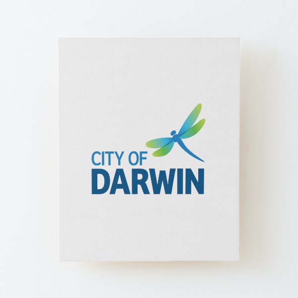 City of Darwin Wood Mounted Print
