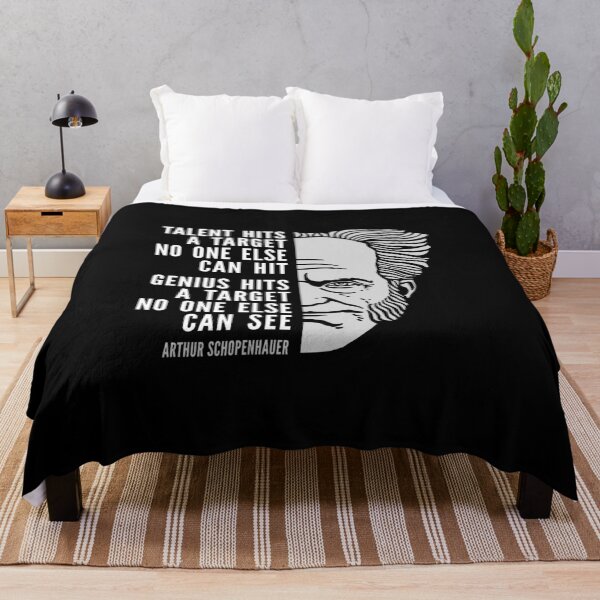 Item preview, Arthur Schopenhauer Inspirational Quote: Talent vs. Genius designed and sold by Elvin Dantes.