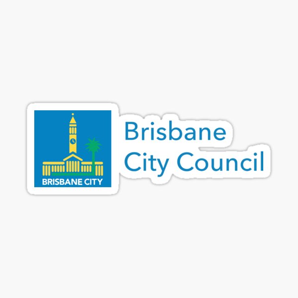 Brisbane City Council S Logo Sticker By Awesomemasks Redbubble