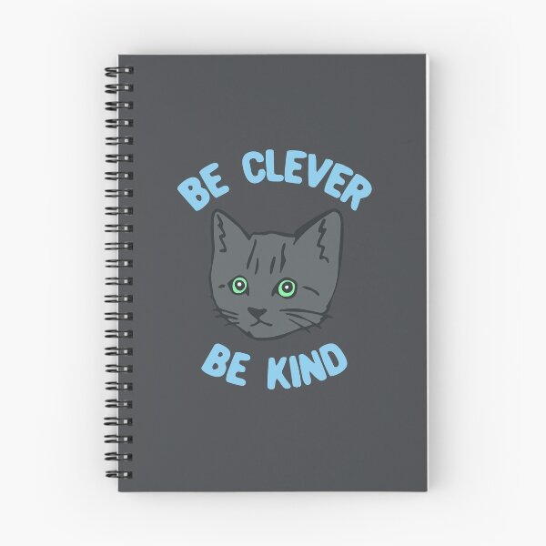 Item preview, Be Clever, Be Kind - Green Eyed Kitty designed and sold by Chubuter.