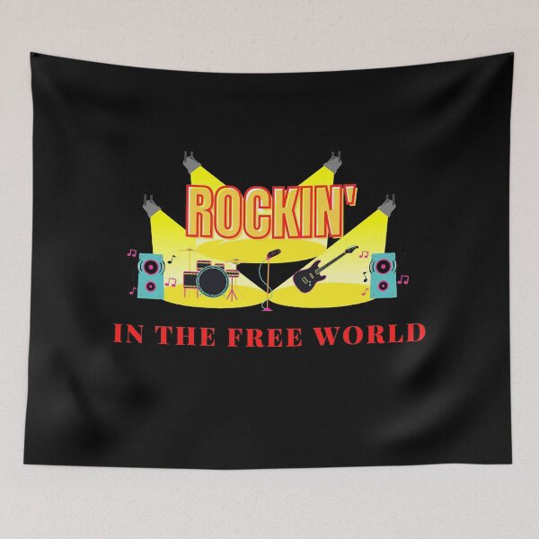 Item preview, Rockin in the Free World Red Text designed and sold by JEL-Designs.