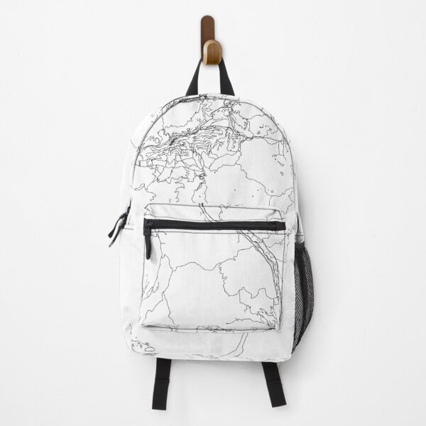 Item preview, Aspen White Map designed and sold by multiplicitymap.