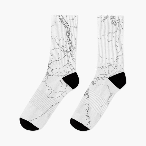 Item preview, Aspen White Map designed and sold by multiplicitymap.