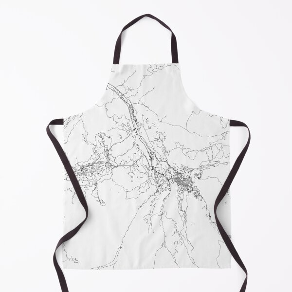 Item preview, Aspen White Map designed and sold by multiplicitymap.