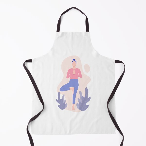 Item preview, Woman Doing Asana Yoga Pose illustration designed and sold by artofangga.