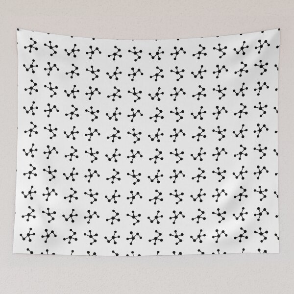 Item preview, Molecules Pattern designed and sold by Emllea.