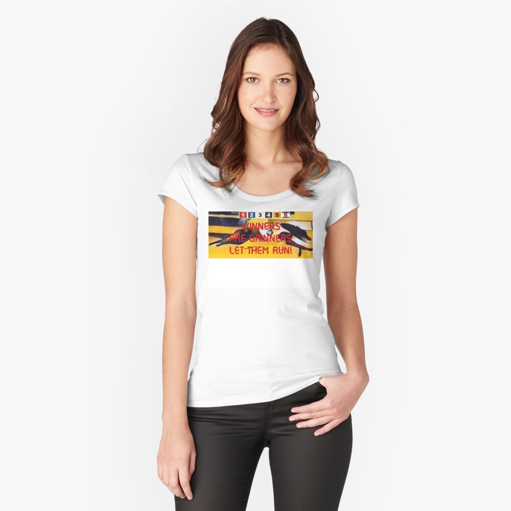 Item preview, Fitted Scoop T-Shirt designed and sold by Wagbet.