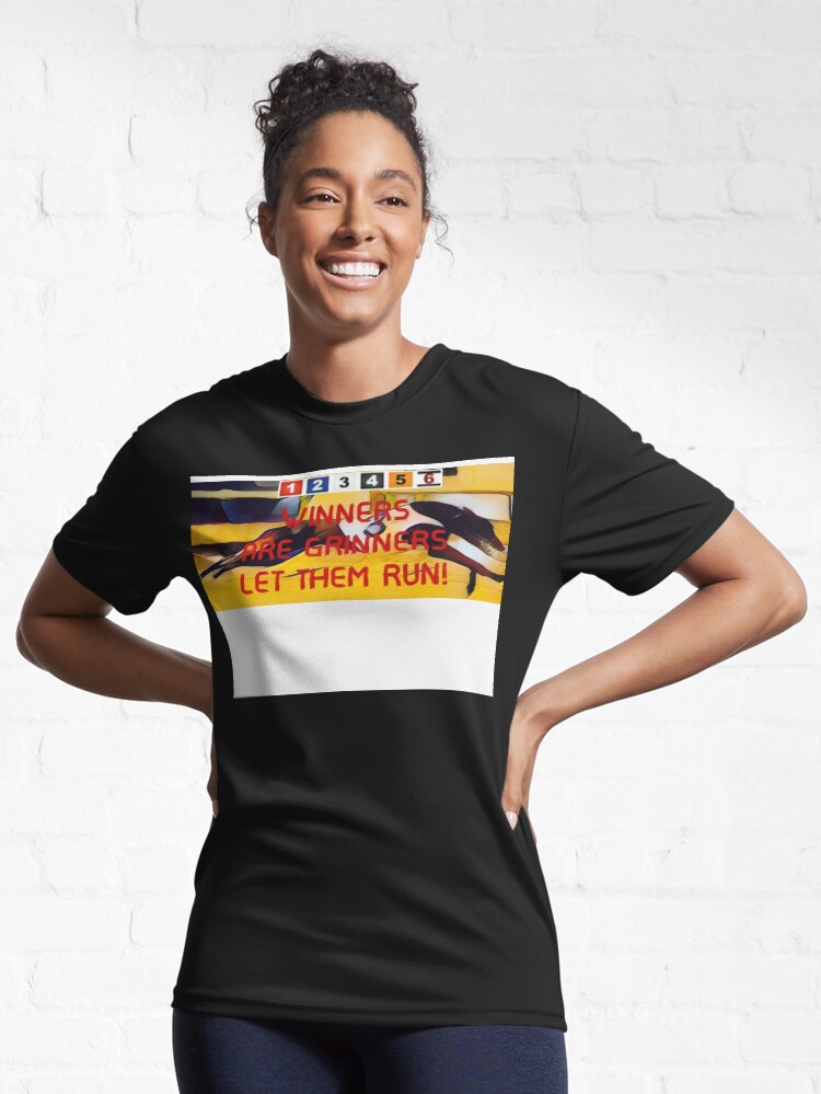 Thumbnail 6 of 7, Active T-Shirt, EUROPEAN, IRISH & UK GREYHOUND RACING designed and sold by Wagbet.