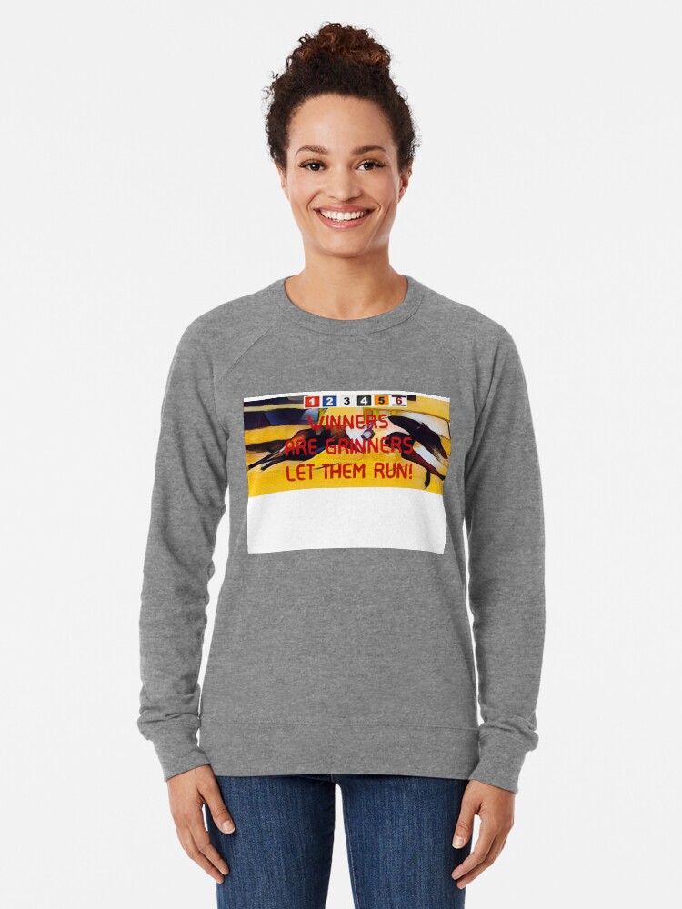 Thumbnail 2 of 5, Lightweight Sweatshirt, EUROPEAN, IRISH & UK GREYHOUND RACING designed and sold by Wagbet.