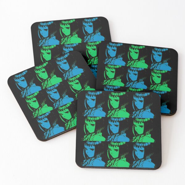 Item preview, sad anime girl bue and green pop art  designed and sold by CyberScum.