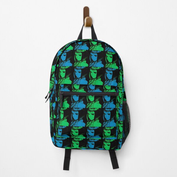 Item preview, sad anime girl bue and green pop art designed and sold by CyberScum.