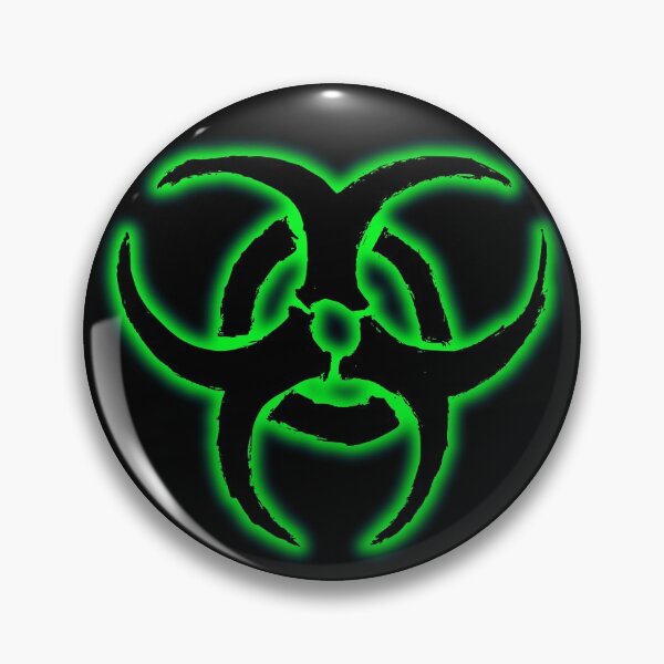 Item preview, Grungy Neon Biohazard Symbol designed and sold by Dator.