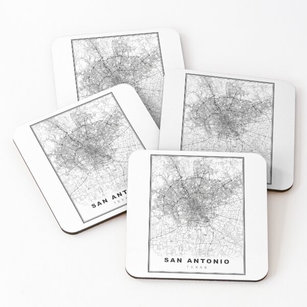 Item preview, Mapa de San Antonio designed and sold by Tamas Das.
