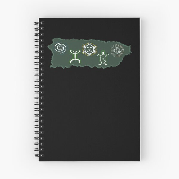 Item preview, Puerto Rico island with Taino tribal symbols  designed and sold by petersenka.
