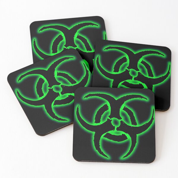 Item preview, Grungy Neon Biohazard Symbol designed and sold by Dator.